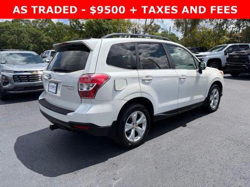 Satin White Pearl 2014 Subaru Forester 2.5i Limited