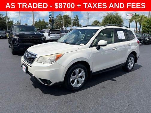 Satin White Pearl 2014 Subaru Forester 2.5i Limited