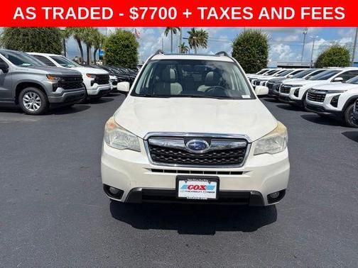 Satin White Pearl 2014 Subaru Forester 2.5i Limited