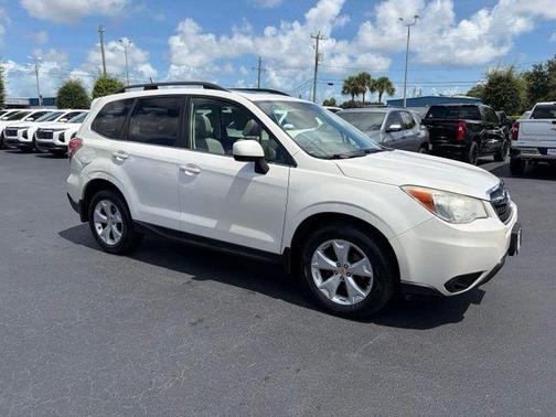 Satin White Pearl 2014 Subaru Forester 2.5i Limited