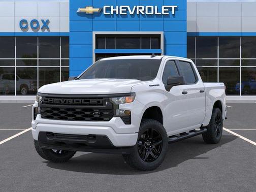Summit White 2026 Chevrolet Silverado 1500 Custom
