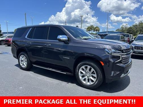 Dark Ash Metallic 2022 Chevrolet Tahoe Premier