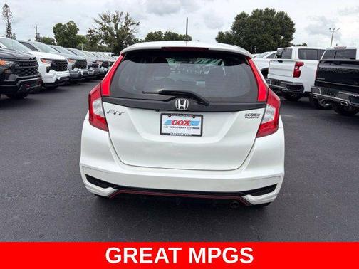Platinum White Pearl 2019 Honda Fit Sport