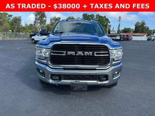 Blue Streak Pearlcoat 2019 RAM 3500 Big Horn Mega Cab 4x4 6'4' Box