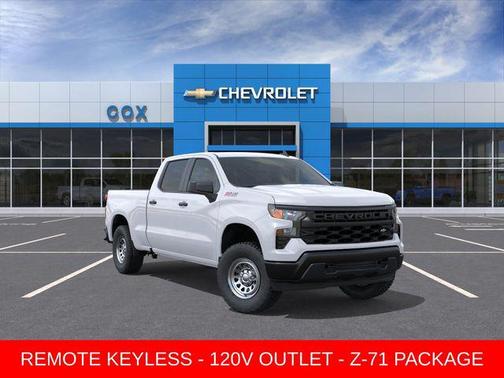 Summit White 2026 Chevrolet Silverado 1500 WT