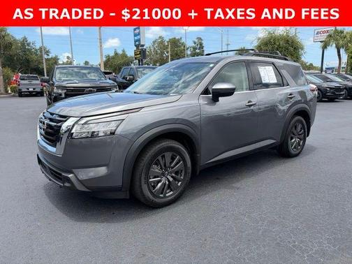 Gun Metallic 2022 Nissan Pathfinder SV 2WD