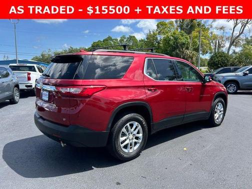 Cajun Red Tintcoat 2019 Chevrolet Traverse LT Cloth