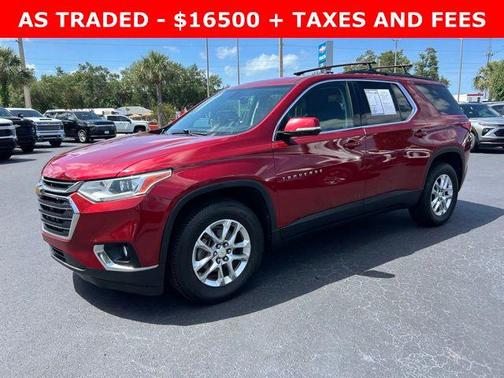 Cajun Red Tintcoat 2019 Chevrolet Traverse LT Cloth
