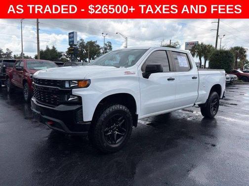 Summit White 2019 Chevrolet Silverado 1500 Custom Trail Boss