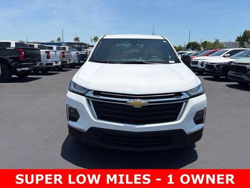 Summit White 2023 Chevrolet Traverse LS