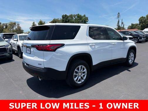 Summit White 2023 Chevrolet Traverse LS