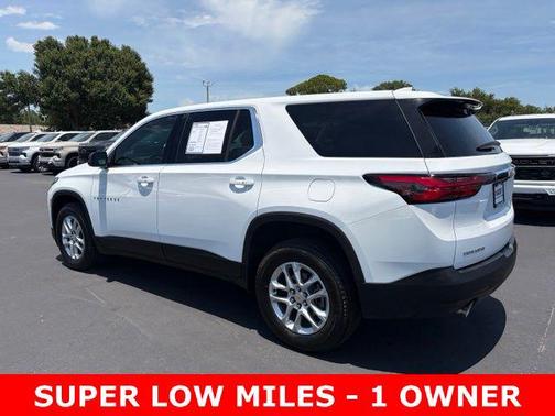 Summit White 2023 Chevrolet Traverse LS