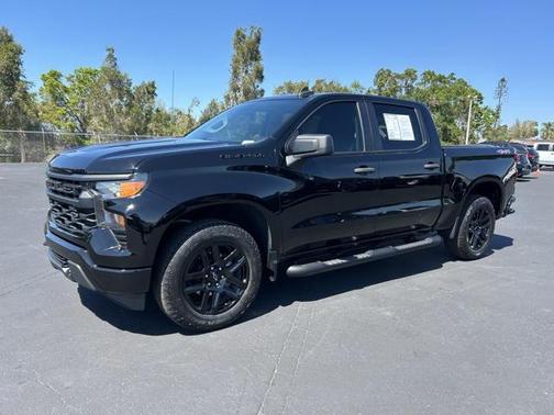 Black 2023 Chevrolet Silverado 1500 Custom