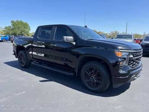 Black 2023 Chevrolet Silverado 1500 Custom