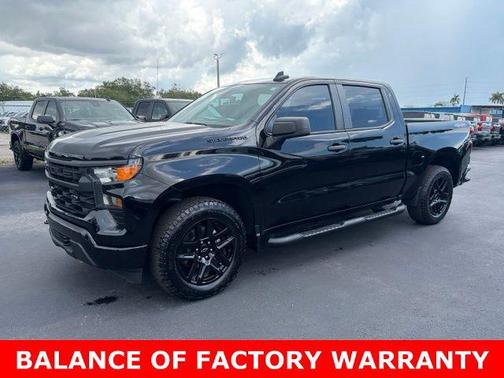 Black 2023 Chevrolet Silverado 1500 Custom