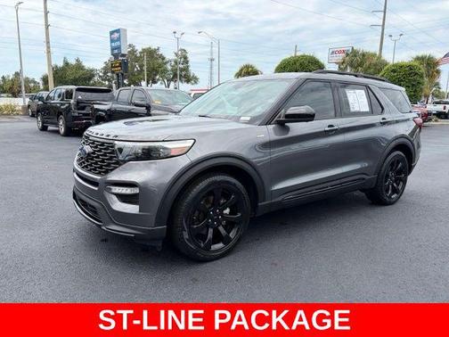 Carbonized Gray Metallic 2023 Ford Explorer ST-Line