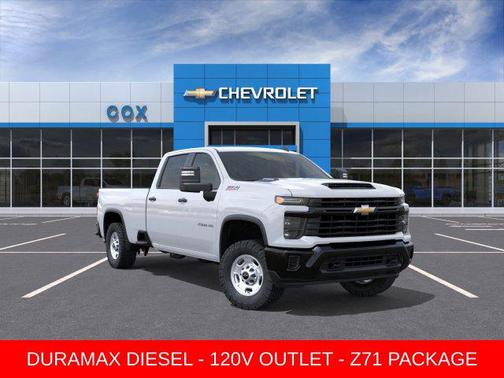 Summit White 2026 Chevrolet Silverado 2500 Crew Cab, Standard Bed, WT, 4WD