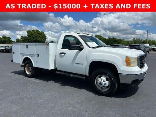 Summit White 2011 GMC Sierra 3500 Work Truck