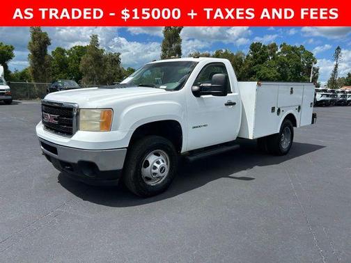 Summit White 2011 GMC Sierra 3500 Work Truck