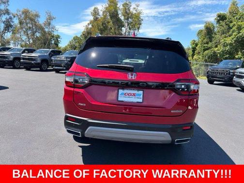 Radiant Red Metallic II 2025 Honda Pilot Touring 8-Passenger