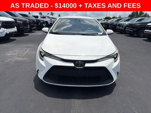 Super White 2021 Toyota Corolla LE