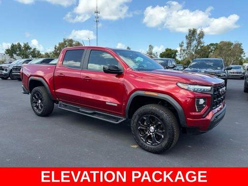 Volcanic Red Tintcoat 2024 GMC Canyon Elevation