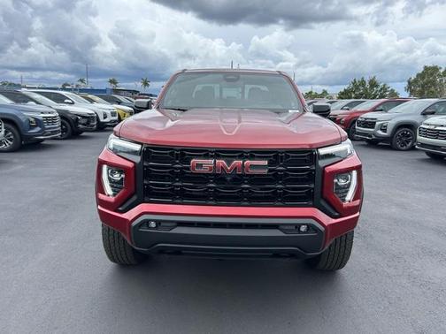 Volcanic Red Tintcoat 2024 GMC Canyon Elevation