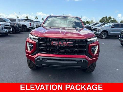 Volcanic Red Tintcoat 2024 GMC Canyon Elevation