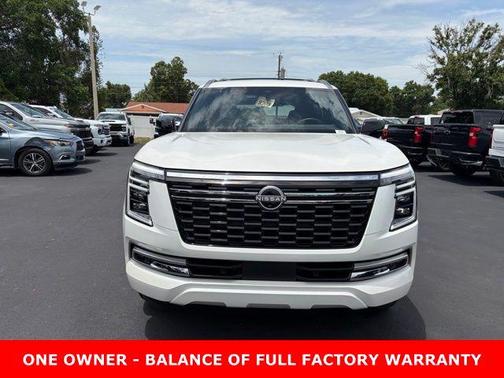 Aspen White Tricoat 2025 Nissan Armada Platinum 2WD