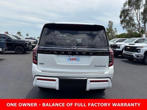 Aspen White Tricoat 2025 Nissan Armada Platinum 2WD