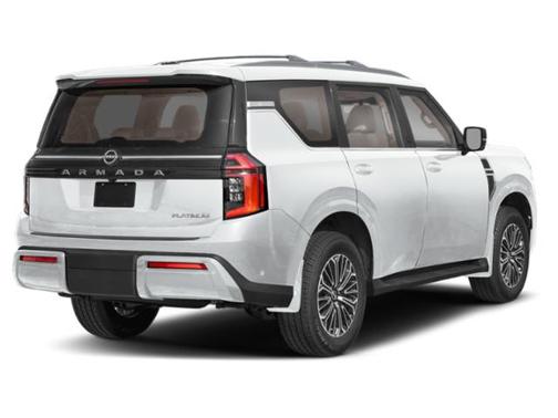 Aspen White Tricoat 2025 Nissan Armada Platinum 2WD