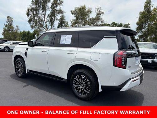 Aspen White Tricoat 2025 Nissan Armada Platinum 2WD