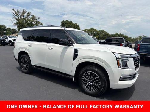 Aspen White Tricoat 2025 Nissan Armada Platinum 2WD