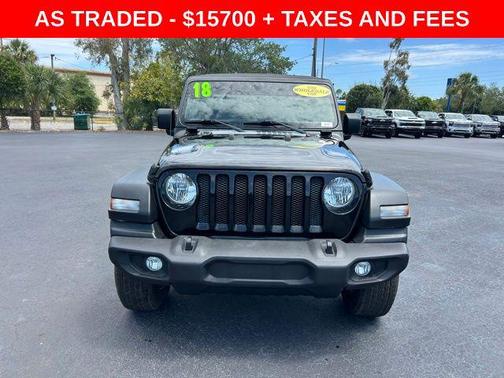 Black Clearcoat 2018 Jeep Wrangler Unlimited Sport