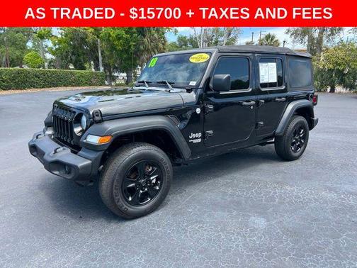 Black Clearcoat 2018 Jeep Wrangler Unlimited Sport