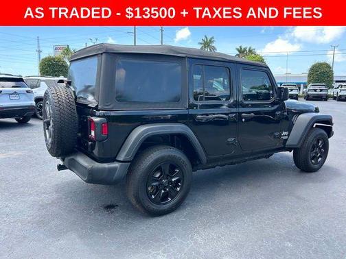 Black Clearcoat 2018 Jeep Wrangler Unlimited Sport