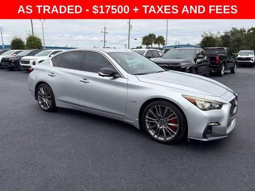 Liquid Platinum 2018 INFINITI Q50 3.0t RED SPORT 400