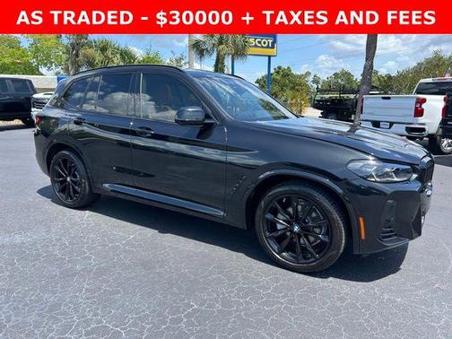 Black Sapphire Metallic 2023 BMW X3 sDrive30i