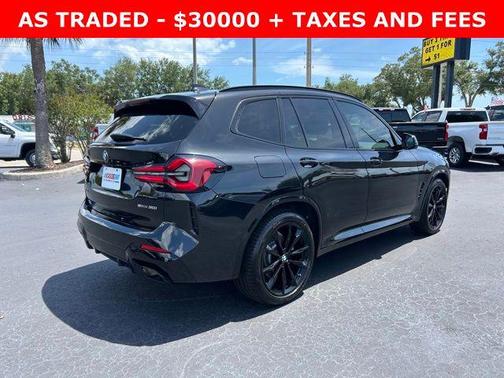 Black Sapphire Metallic 2023 BMW X3 sDrive30i