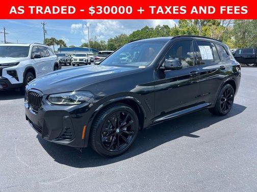 Black Sapphire Metallic 2023 BMW X3 sDrive30i