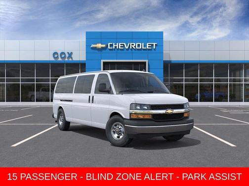 Summit White 2026 Chevrolet Express 3500 3500 Extended Wheelbase, LT, RWD