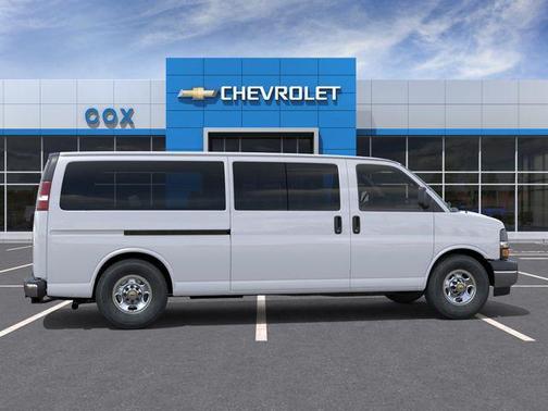 Summit White 2026 Chevrolet Express 3500 3500 Extended Wheelbase, LT, RWD