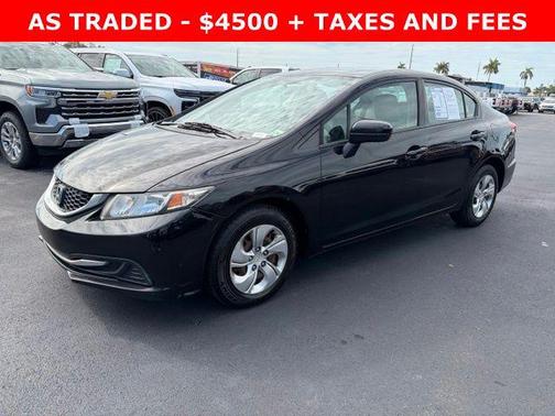 Crystal Black Pearl 2014 Honda Civic LX