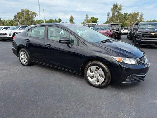 Crystal Black Pearl 2014 Honda Civic LX