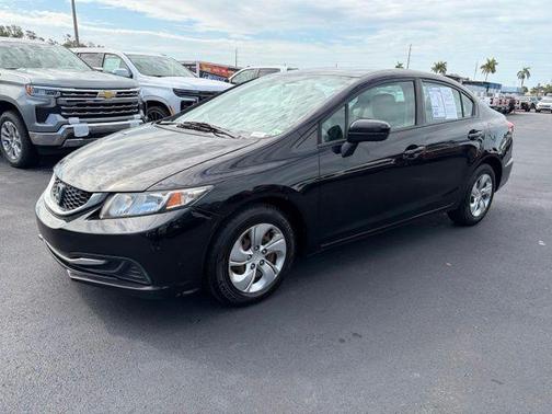 Crystal Black Pearl 2014 Honda Civic LX