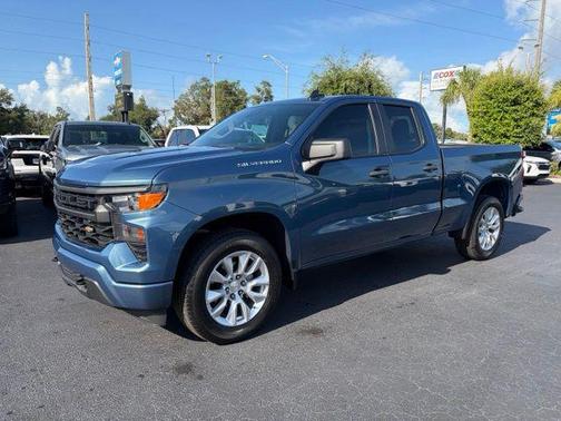 Lakeshore Blue Metallic 2024 Chevrolet Silverado 1500 Custom