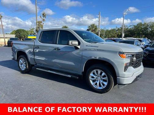 Slate Gray Metallic 2024 Chevrolet Silverado 1500 Custom