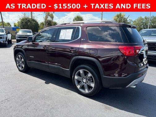 Black Cherry Metallic 2018 GMC Acadia SLT-2