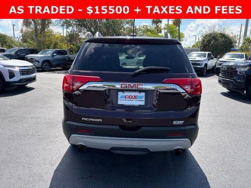 Black Cherry Metallic 2018 GMC Acadia SLT-2