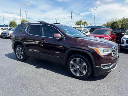 Black Cherry Metallic 2018 GMC Acadia SLT-2